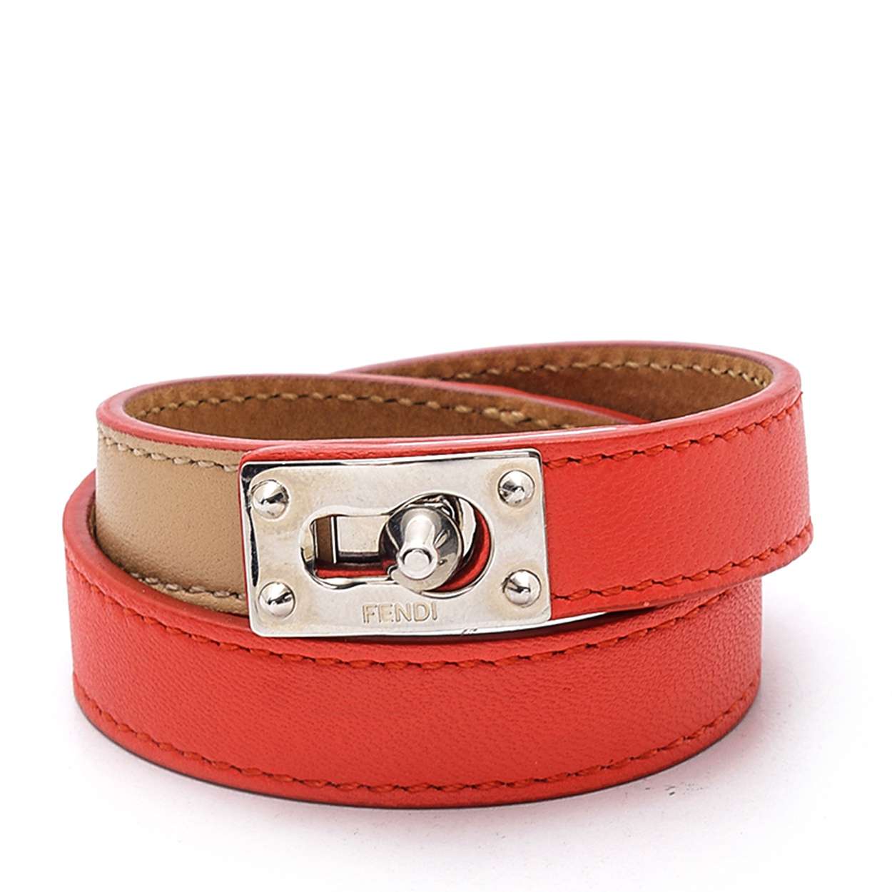 Fendi double cheap wrap bracelet